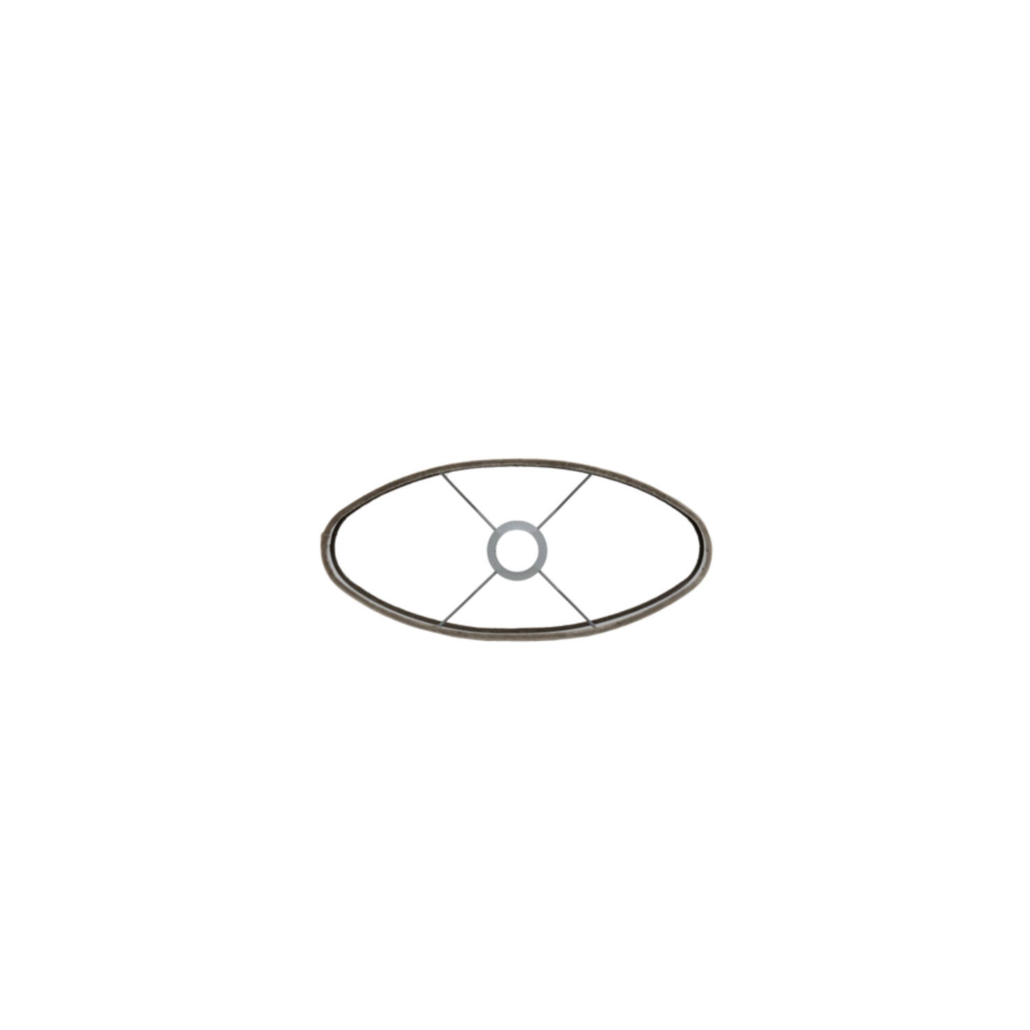 Kap ovaal recht smal 38-17,5-19 cm PALATA taupe