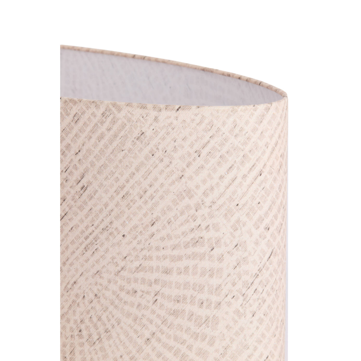 Shade oval straight slim low 38-17,5-19 cm STONE beige