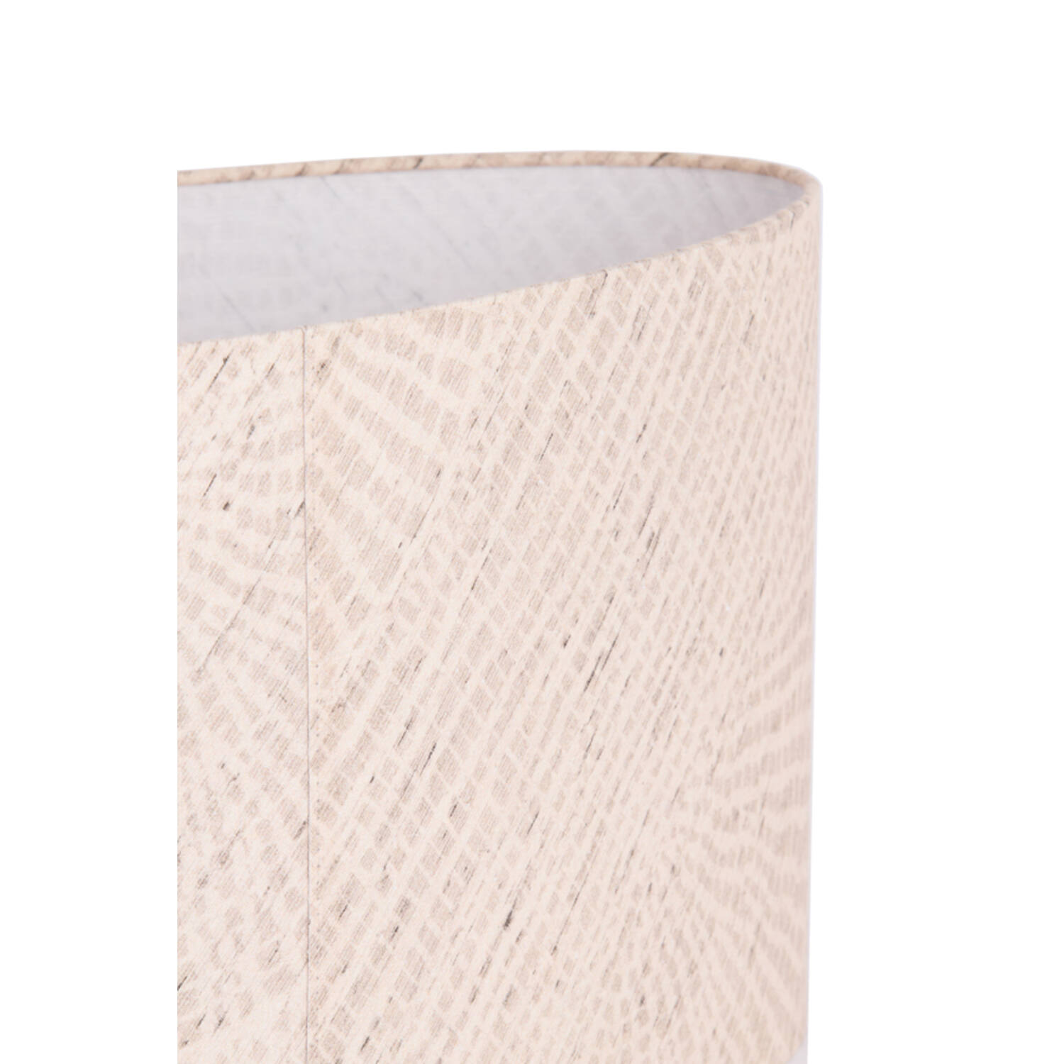 Shade oval straight slim low 38-17,5-19 cm STONE beige