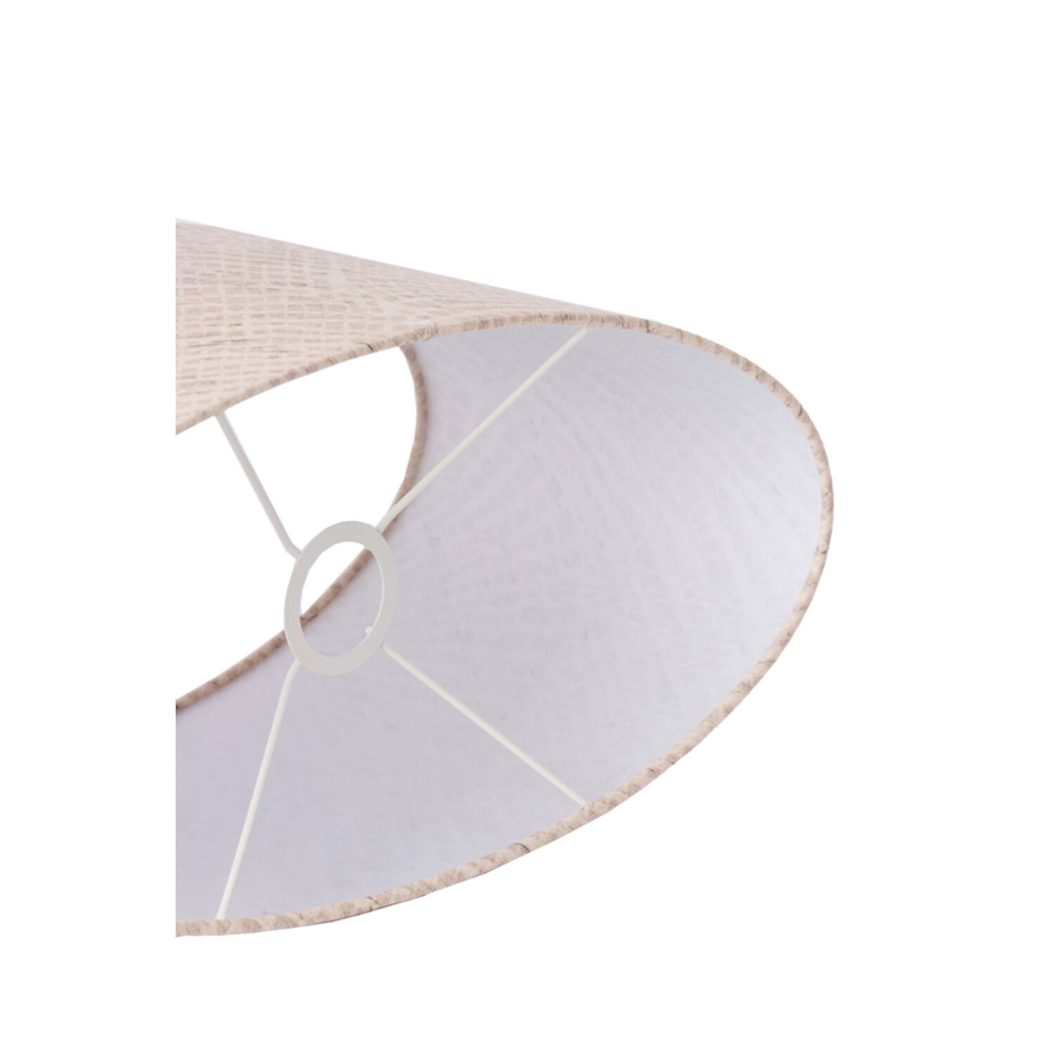 Shade oval straight slim low 38-17,5-19 cm STONE beige