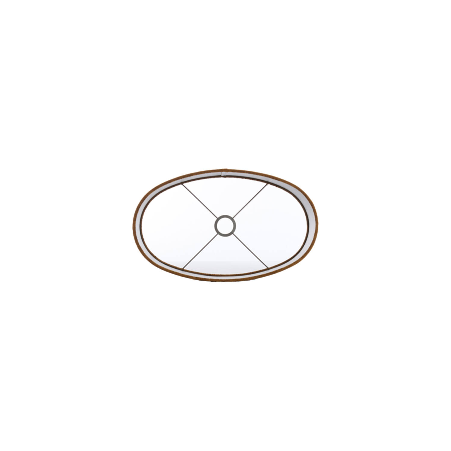 Shade oval straight slim 38-17,5-19 cm GEMSTONE gold