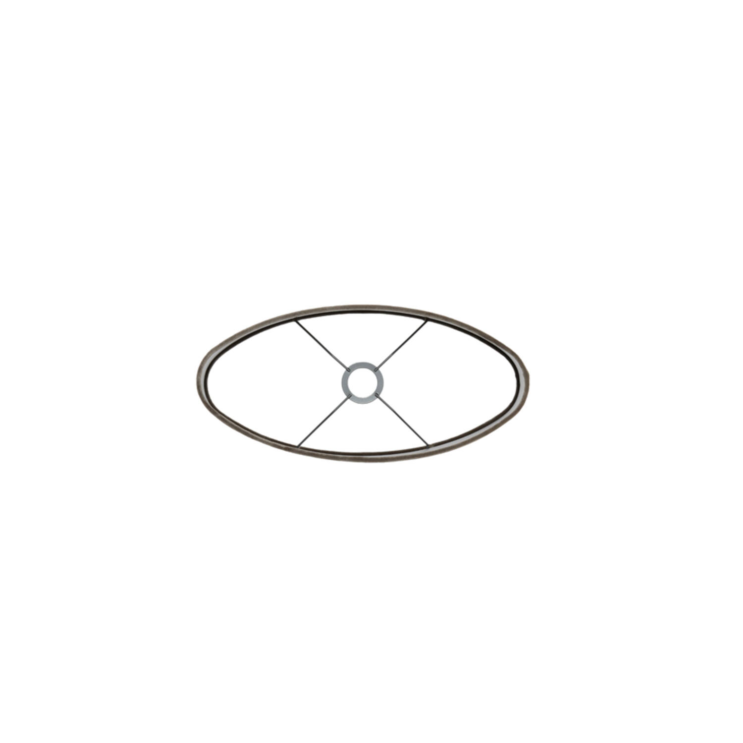 Shade oval straight slim 45-21-22 cm PALATA taupe