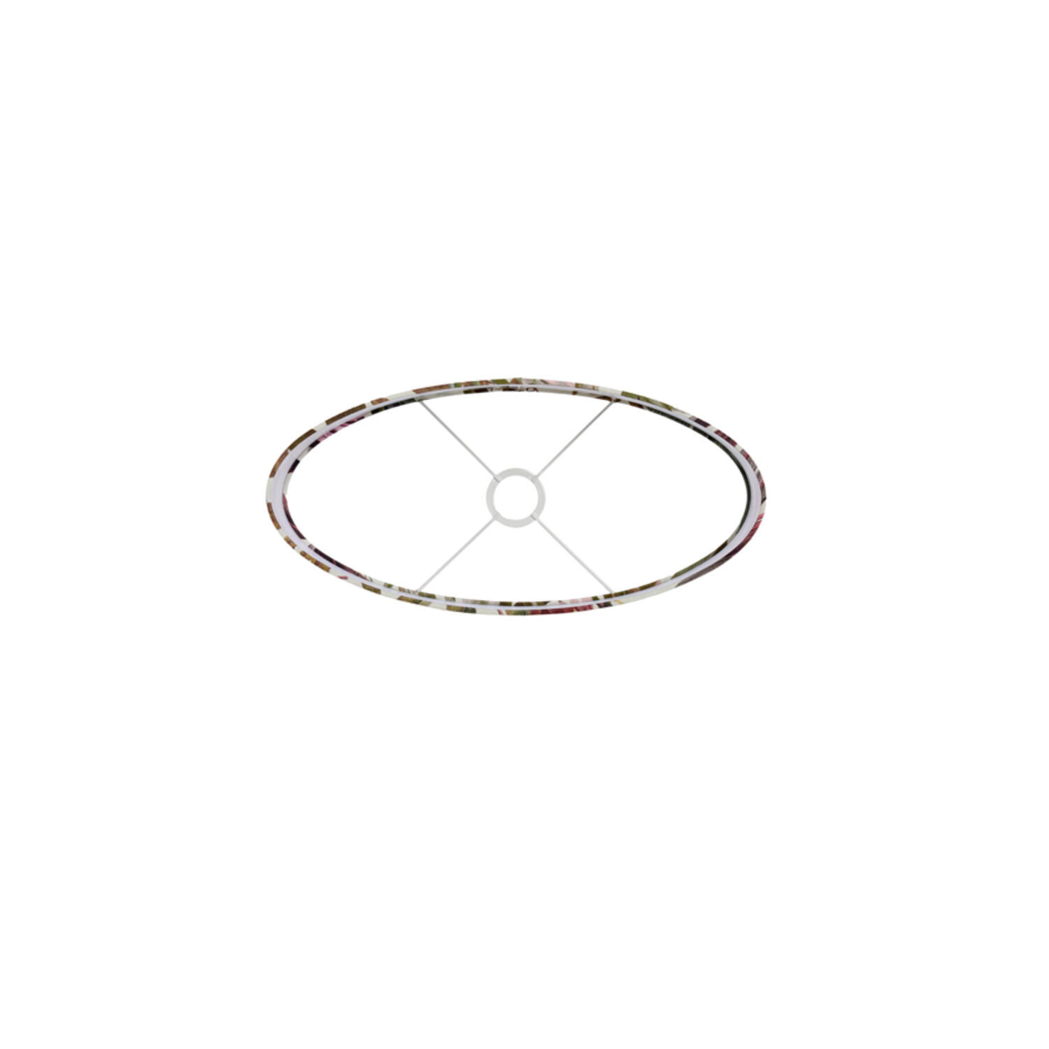 Kap ovaal recht smal laag 45-21-22 cm ISADORE wit
