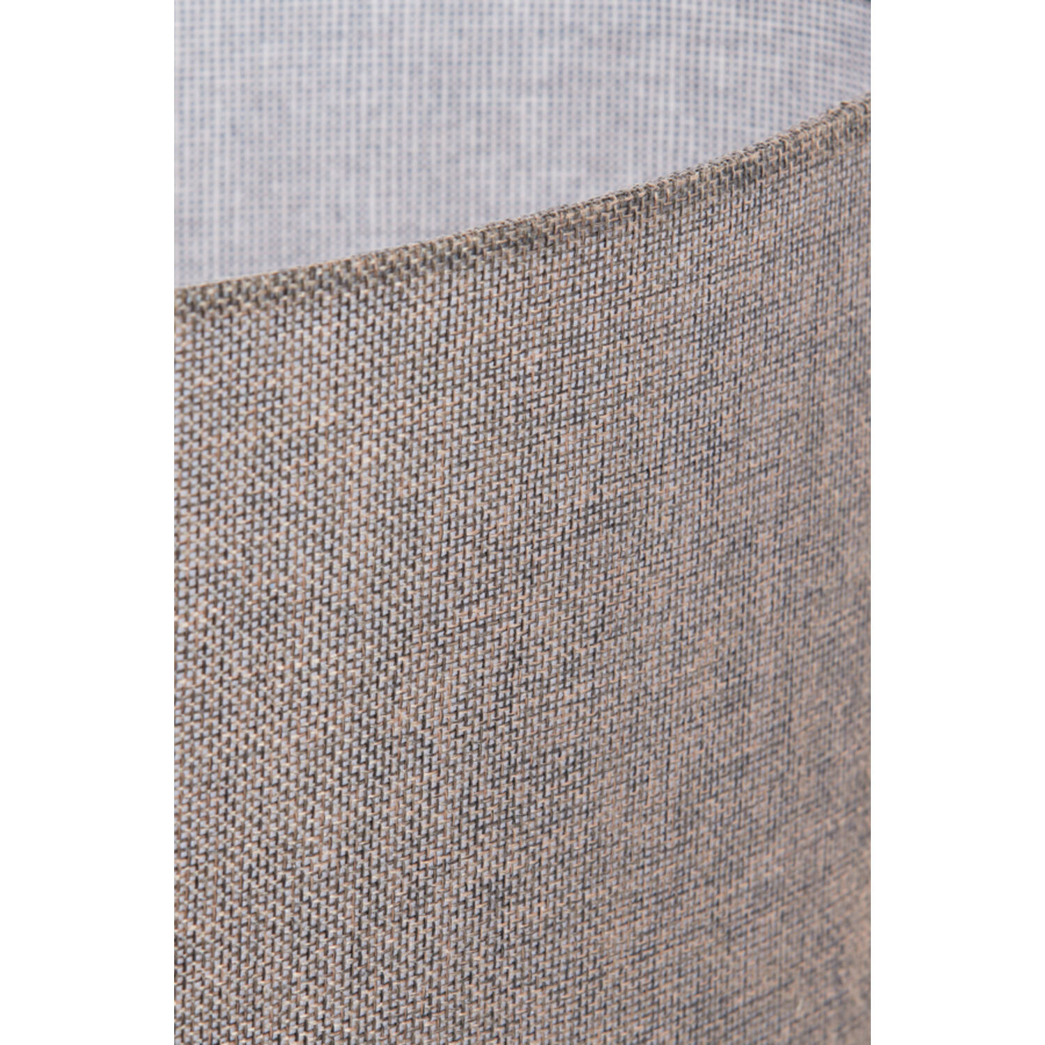 Kap ovaal 45-21-32 cm BRANFO linnen donker bruin