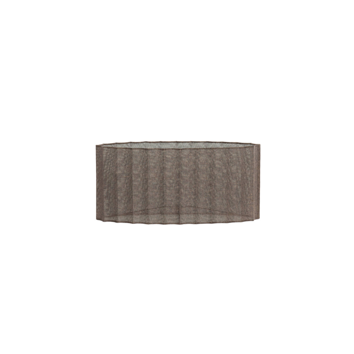 Shade oval straight slim 45-21-22 cm DISLI linen brown
