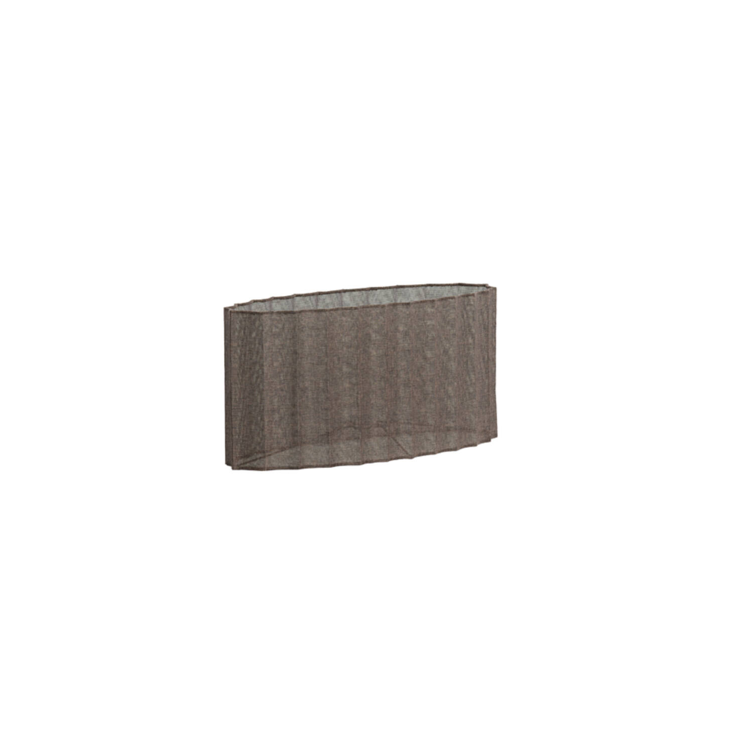 Shade oval straight slim 45-21-22 cm DISLI linen brown