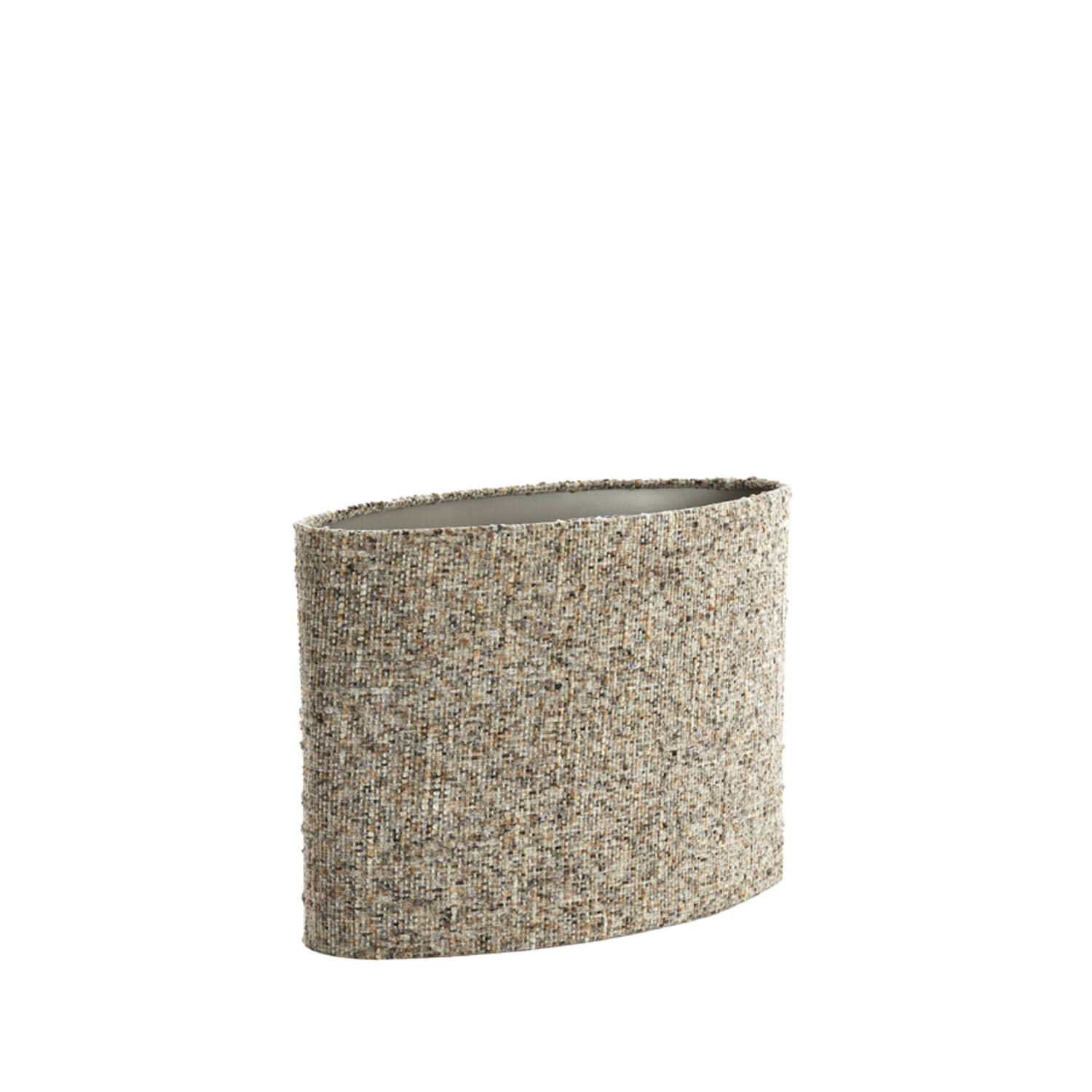 Shade oval straight slim 45-21-32 cm OSIRE grey-brown