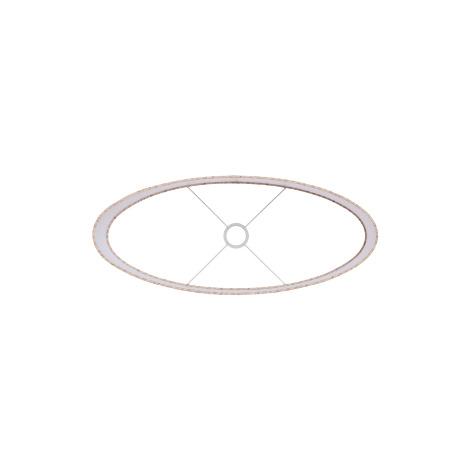 Shade oval straight slim low 58-24-27 cm STONE beige