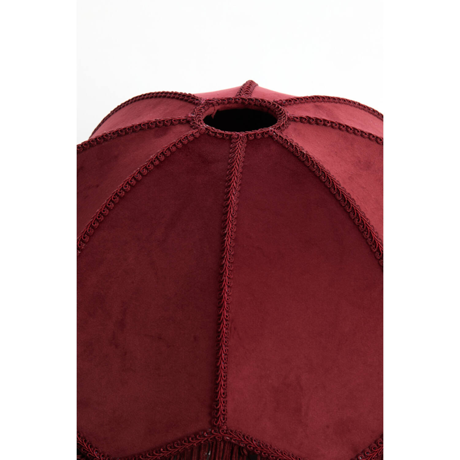Kap Ø35x26 cm MALACIA velvet bordeaux