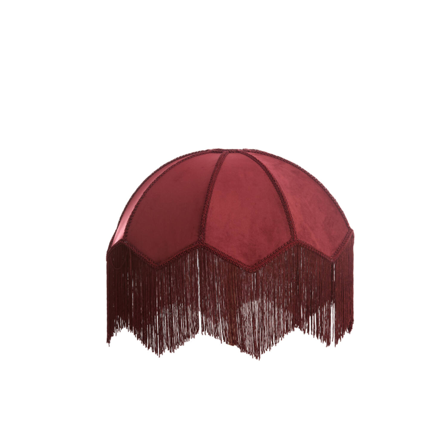 Kap Ø45x35,5 cm MALACIA velvet bordeaux