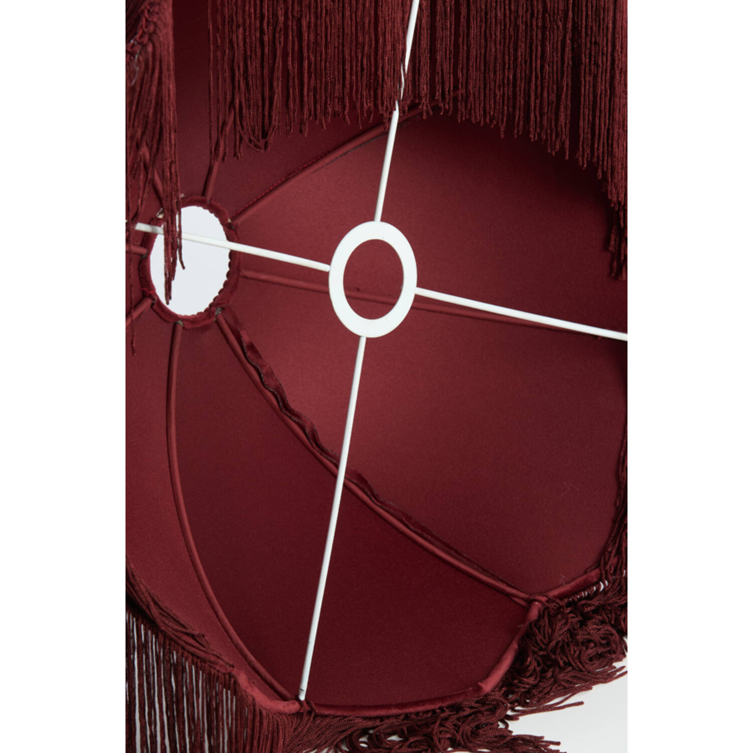 Kap Ø45x35,5 cm MALACIA velvet bordeaux