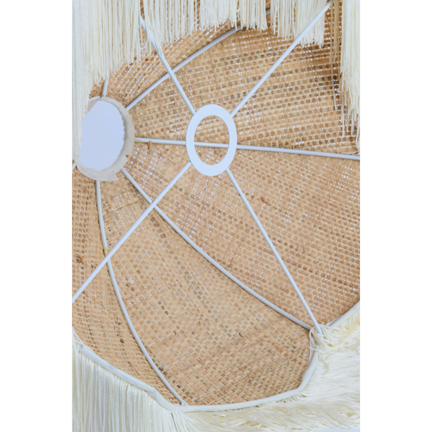 Shade Ø45x35,5 cm MALACIA raffia natural+cream