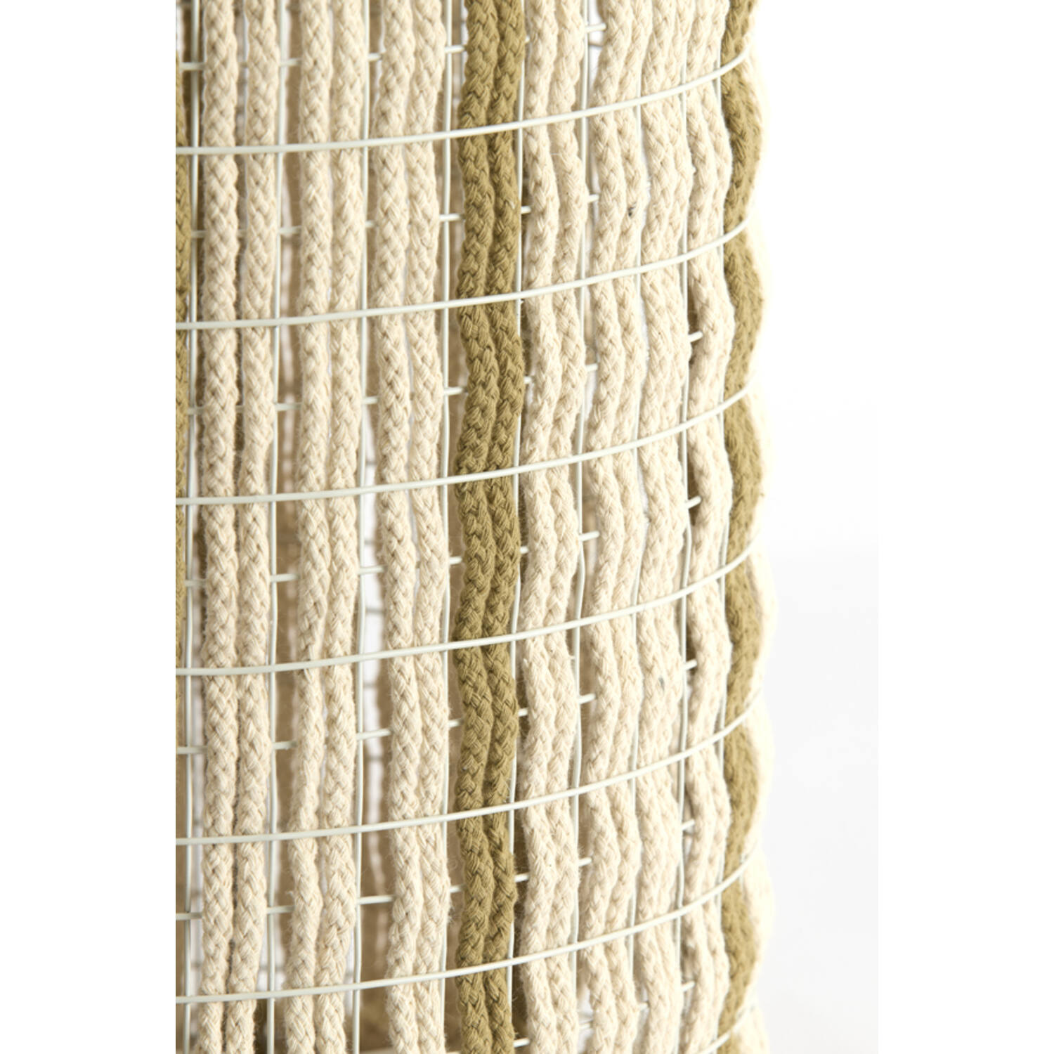 Shade cylinder 26-26-36,5 cm SIMBELIN cream+olive green