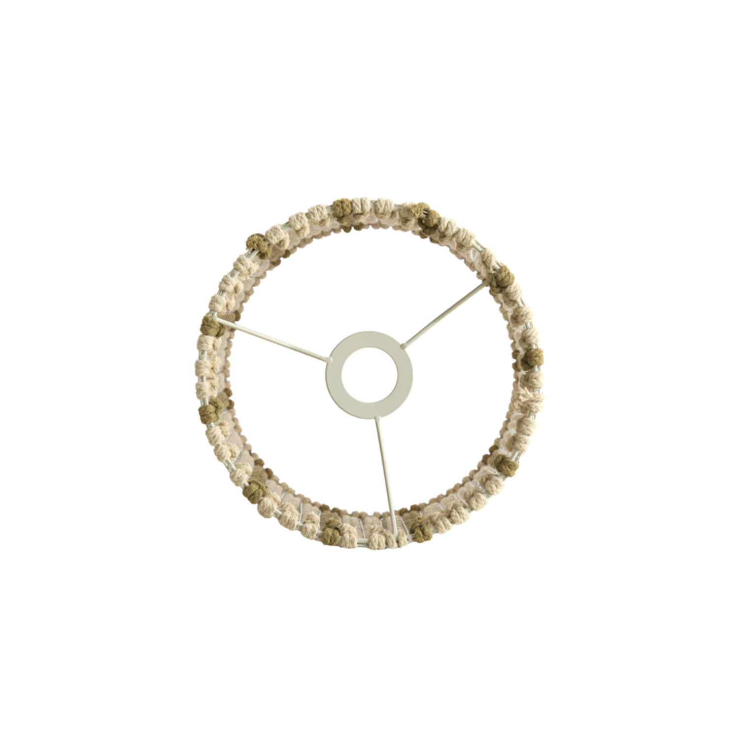 Shade cylinder 26-26-36,5 cm SIMBELIN cream+olive green
