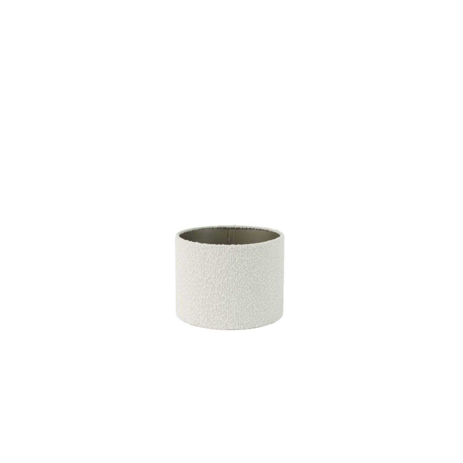 Shade cylinder 20-20-15 cm BOUCLE white