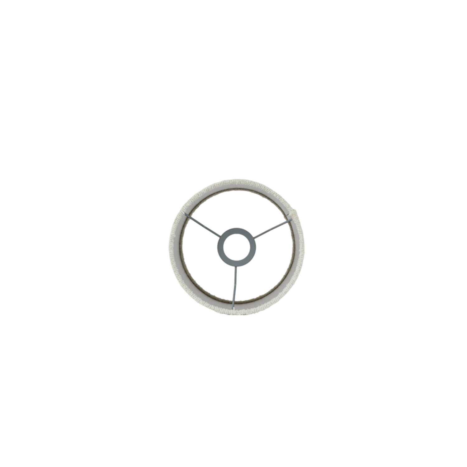 Shade cylinder 20-20-15 cm BOUCLE white