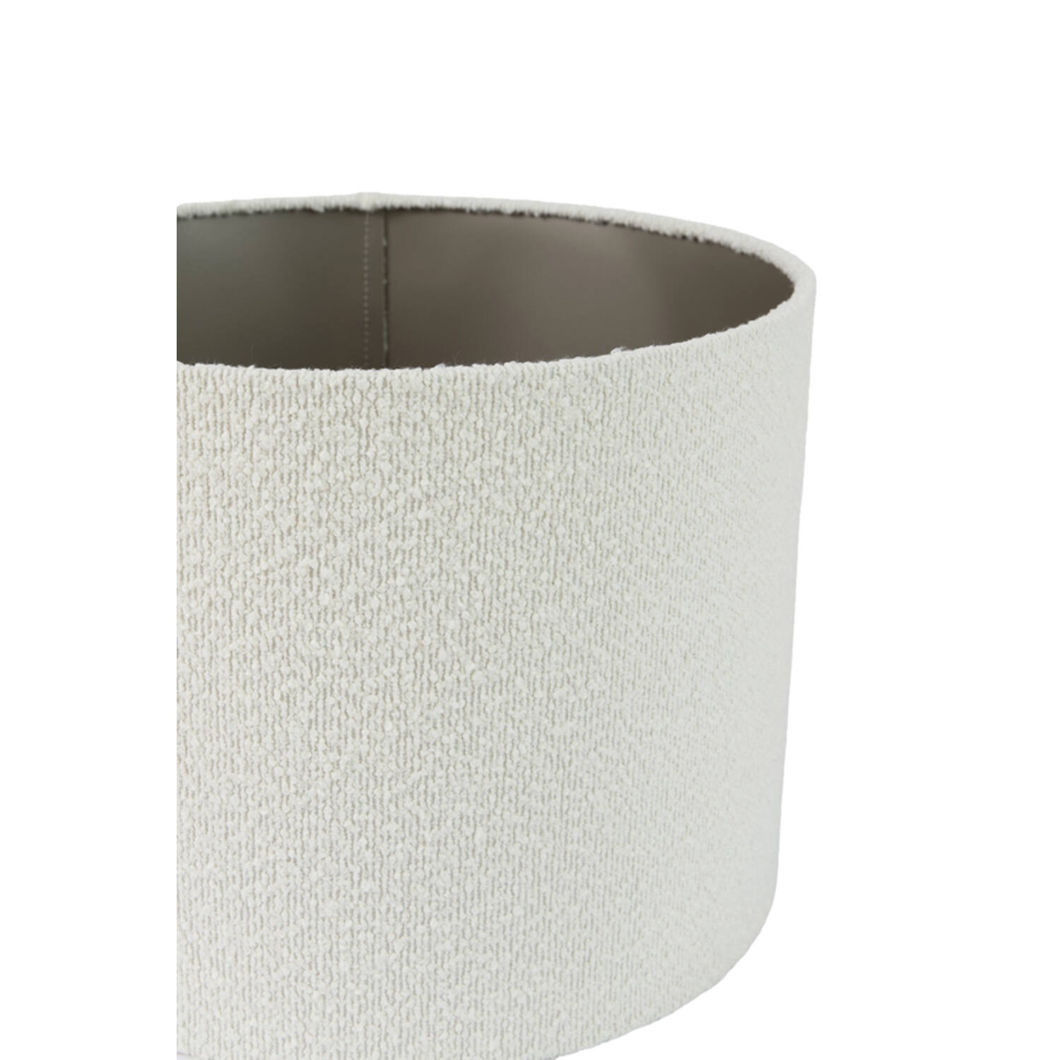 Shade cylinder 40-40-30 cm BOUCLE white