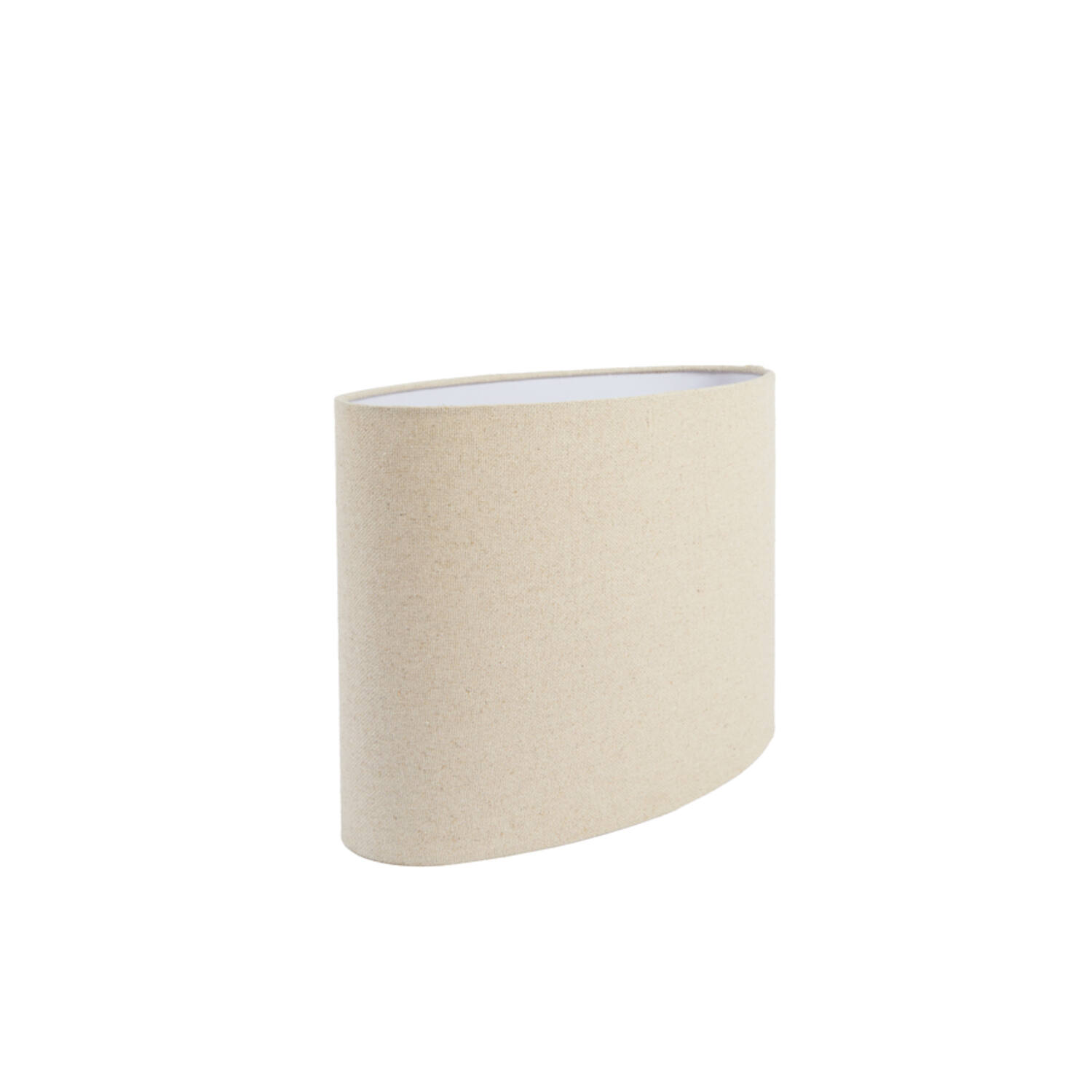 Shade oval straight slim 45-21-32 cm LINEN natural