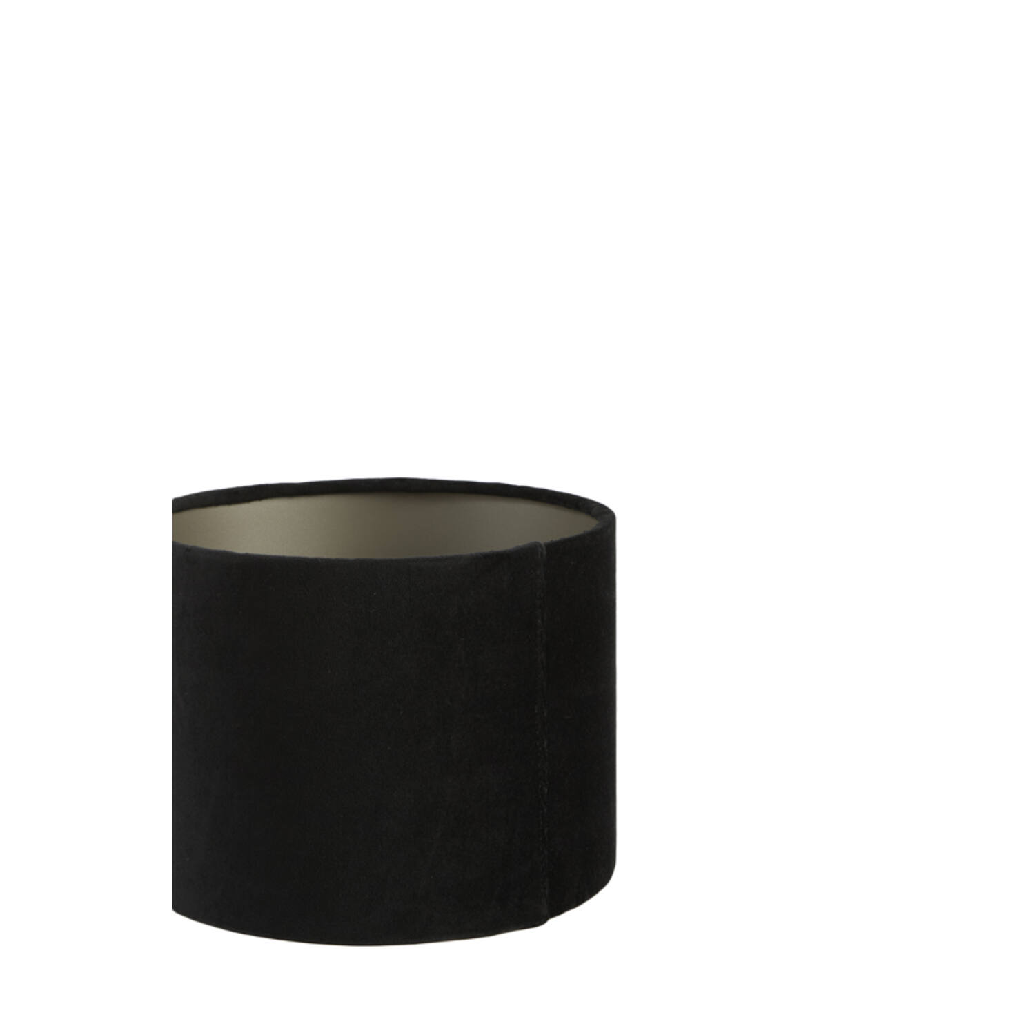 Shade cylinder 20-20-15 cm VELOURS black-taupe