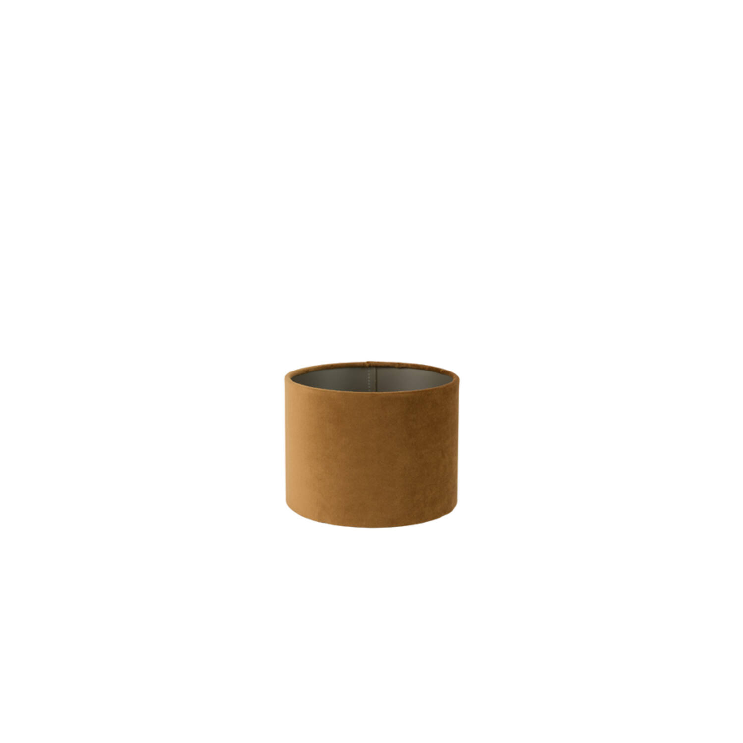 Shade cylinder 20-20-15 cm VELOURS cognac