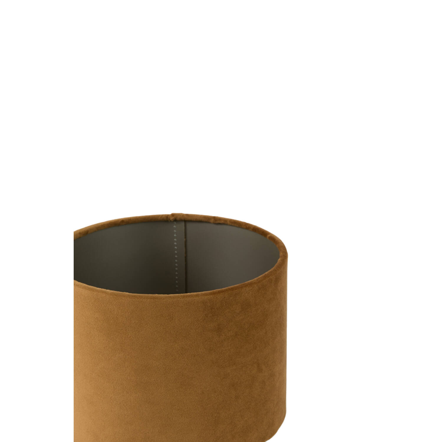 Shade cylinder 20-20-15 cm VELOURS cognac