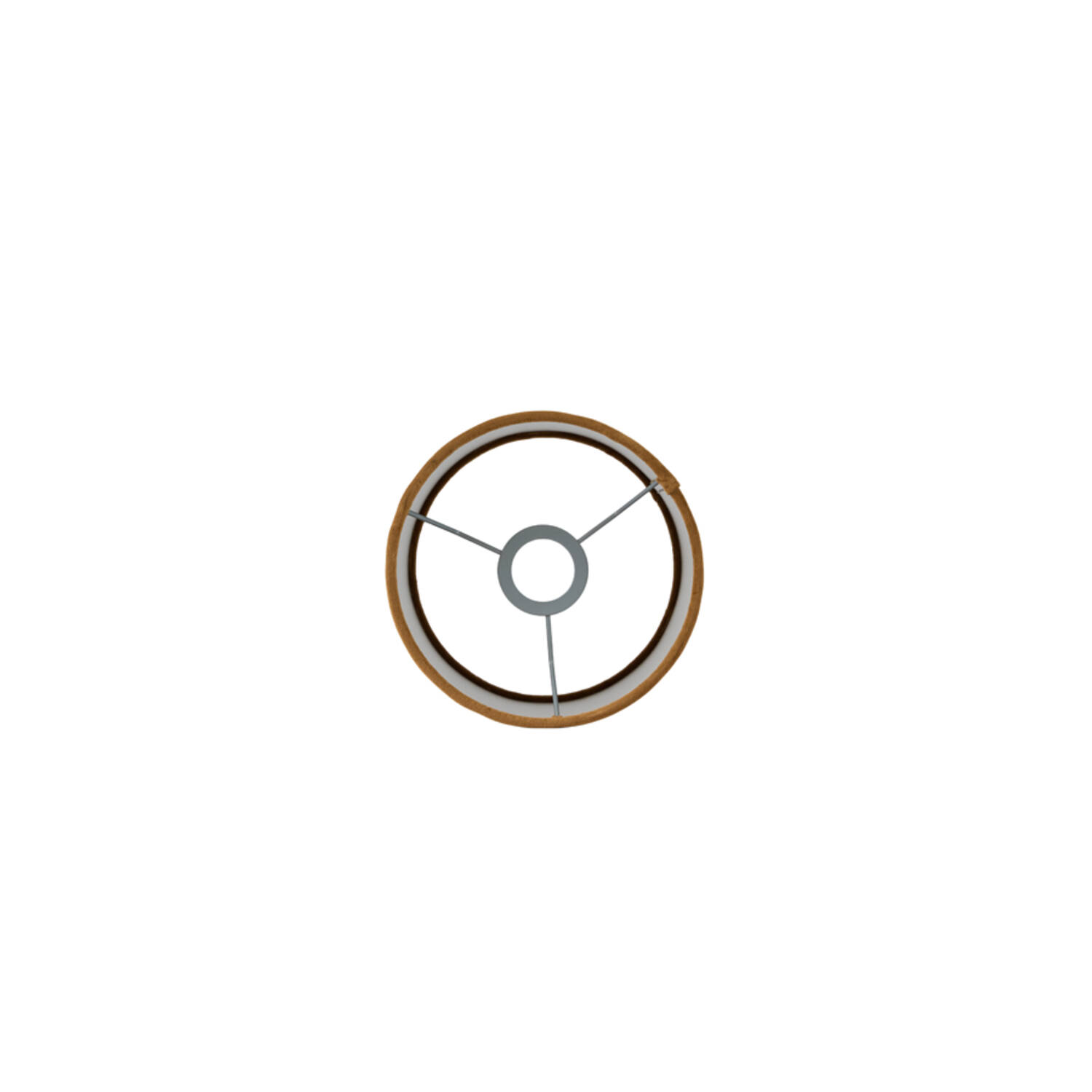 Shade cylinder 20-20-15 cm VELOURS cognac