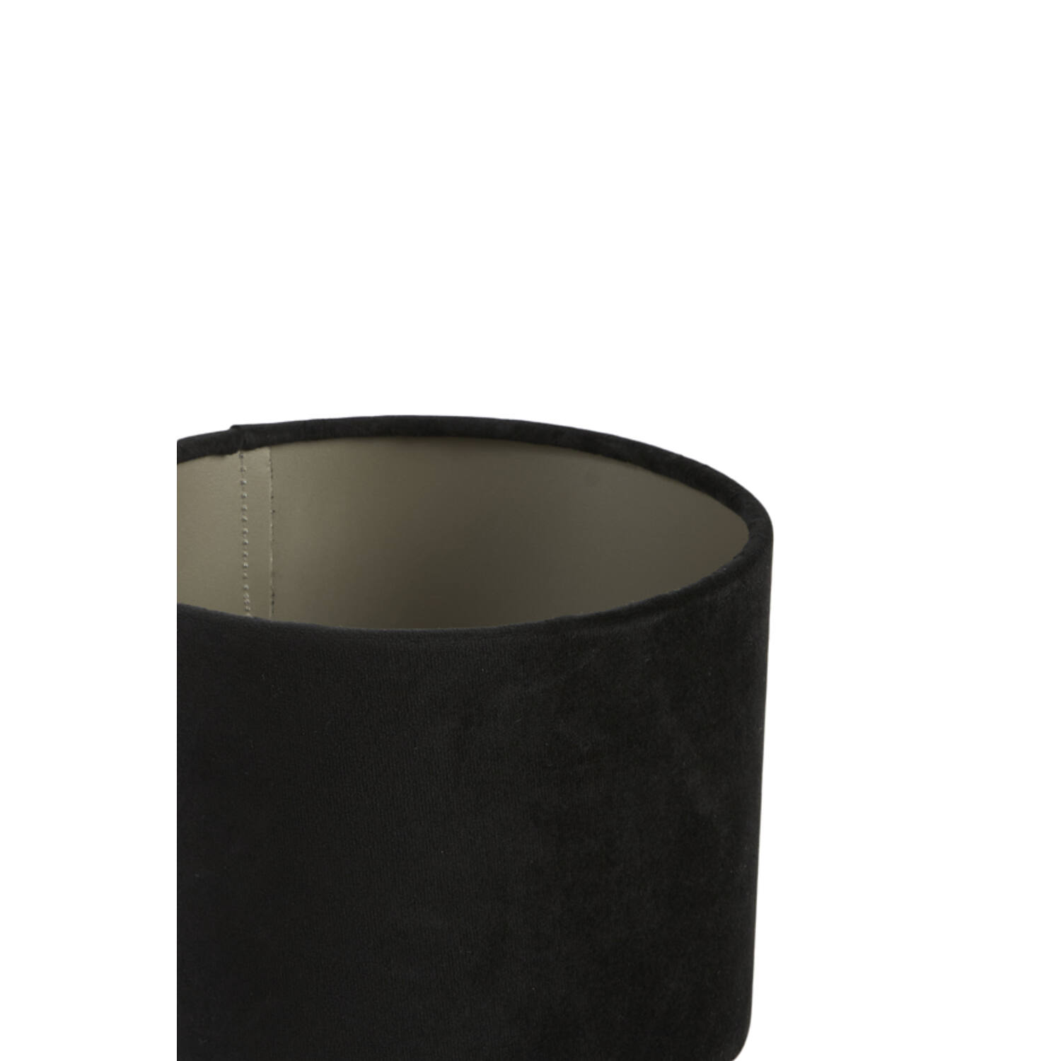Shade cylinder 25-25-18 cm VELOURS black-taupe