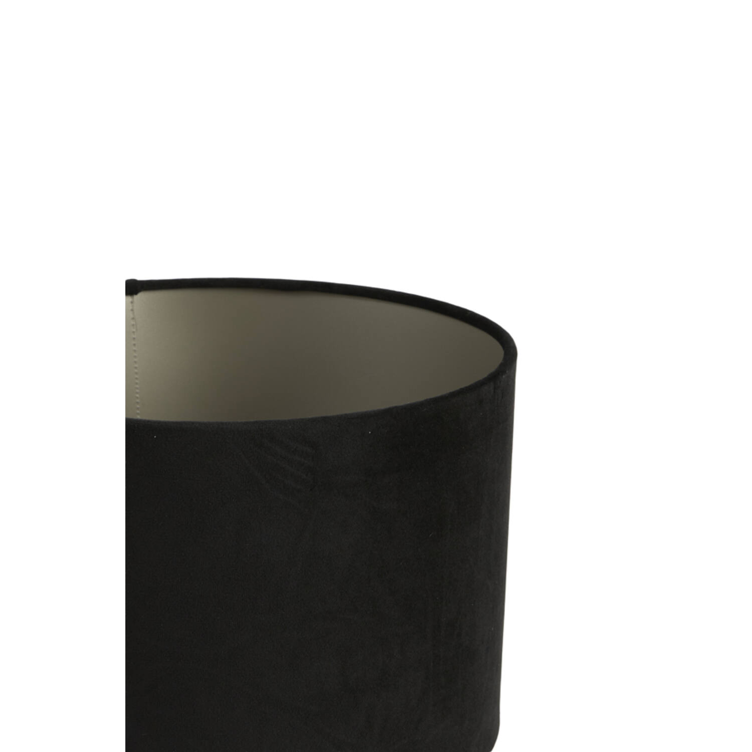 Shade cylinder 30-30-21 cm VELOURS black-taupe