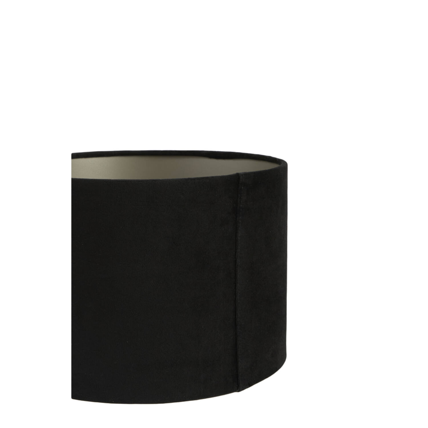Shade cylinder 30-30-21 cm VELOURS black-taupe