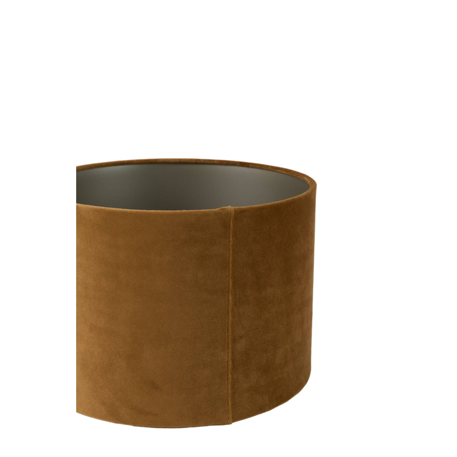 Shade cylinder 30-30-21 cm VELOURS cognac
