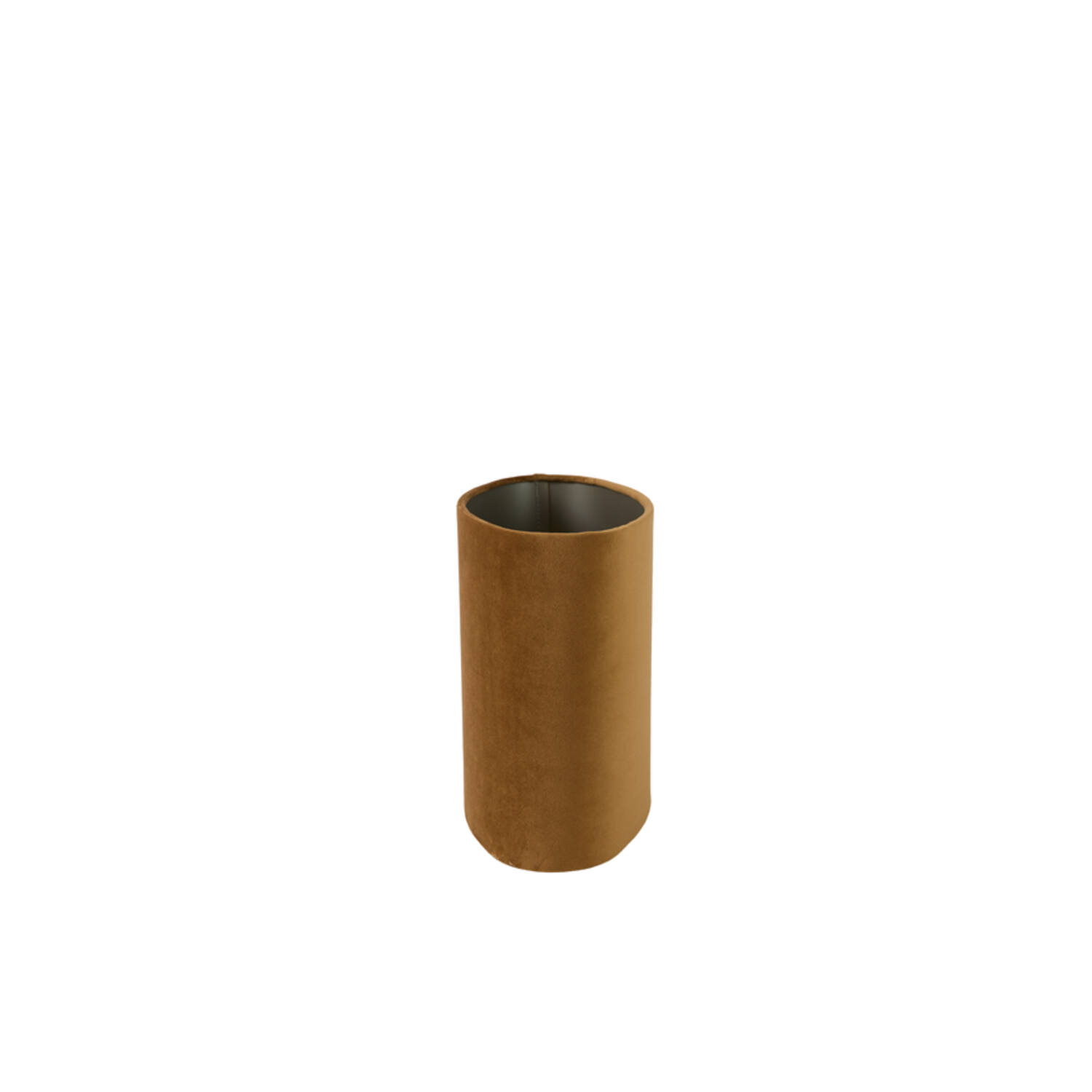 Shade oval straight slim 30-15-25 cm VELOURS cognac