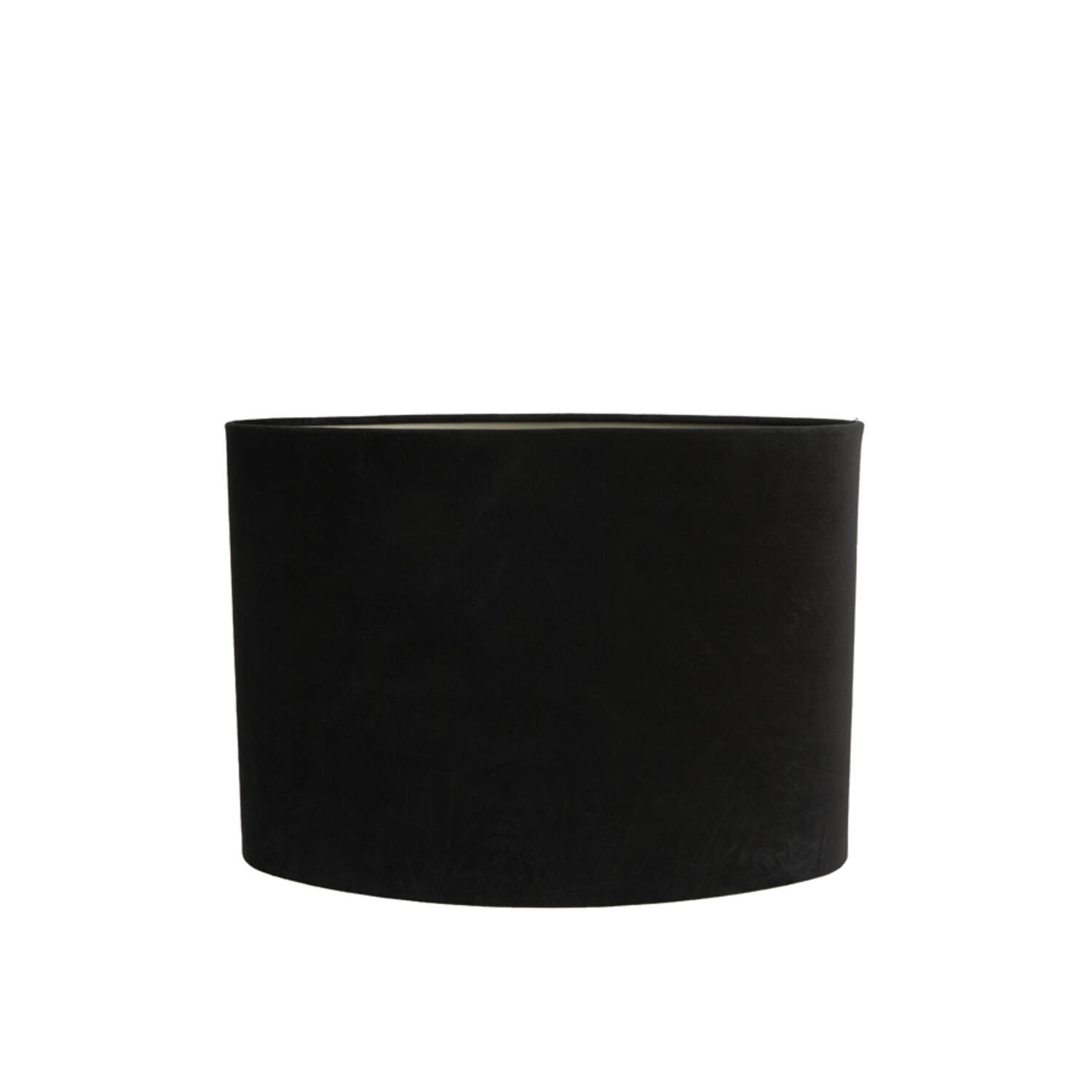 Shade oval straight slim 45-21-32 cm VELOURS black-taupe