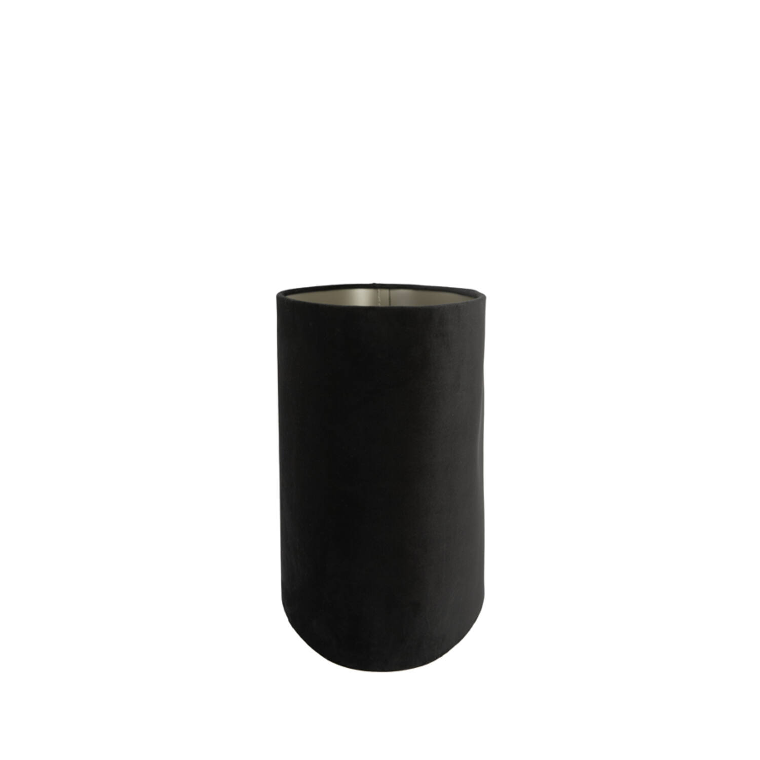 Shade oval straight slim 45-21-32 cm VELOURS black-taupe