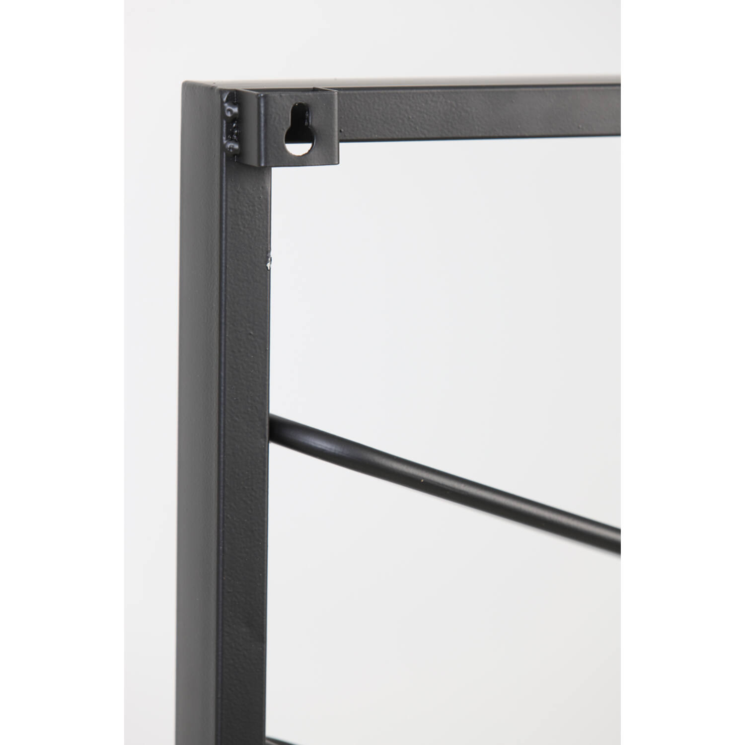 Wine rack 8 bottles 40x7x120 cm AMORE matt black