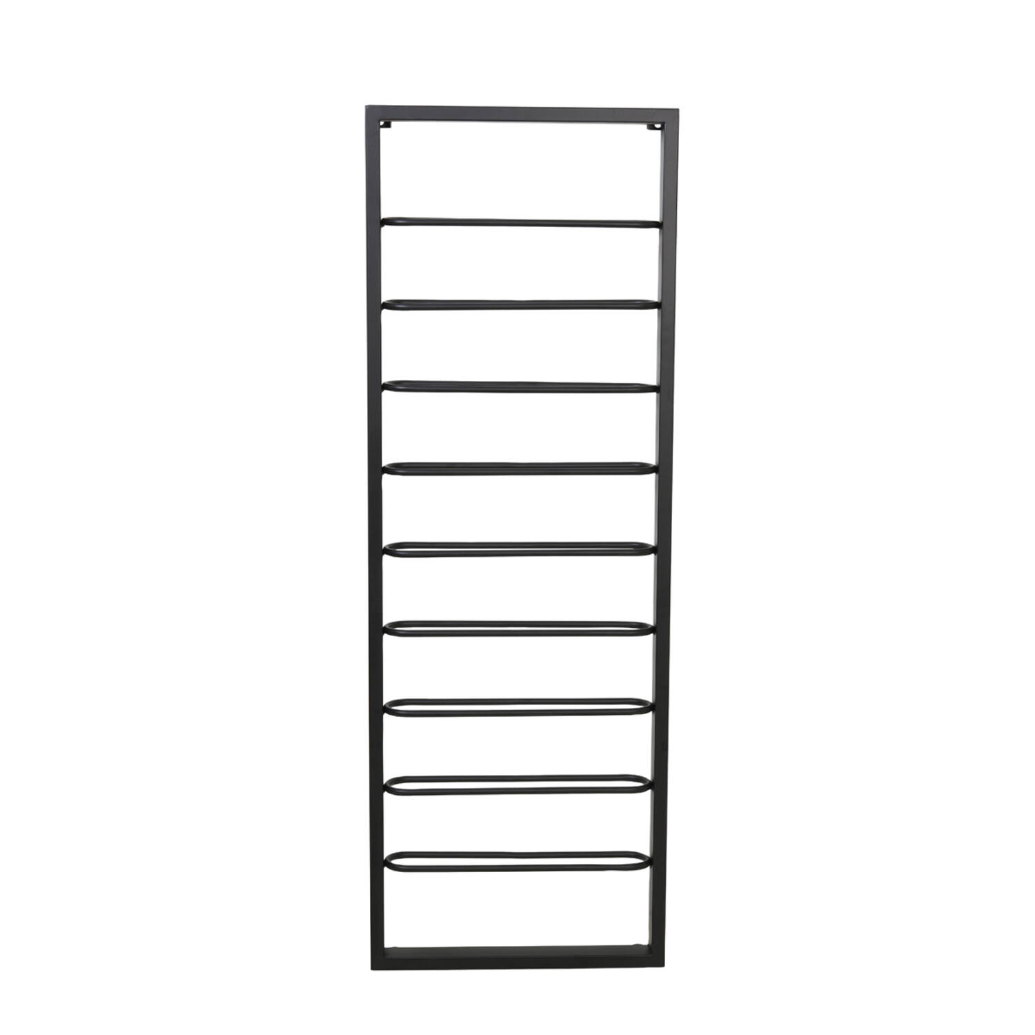 Wine rack 9 bottles 42x8x120 cm AMORE matt black