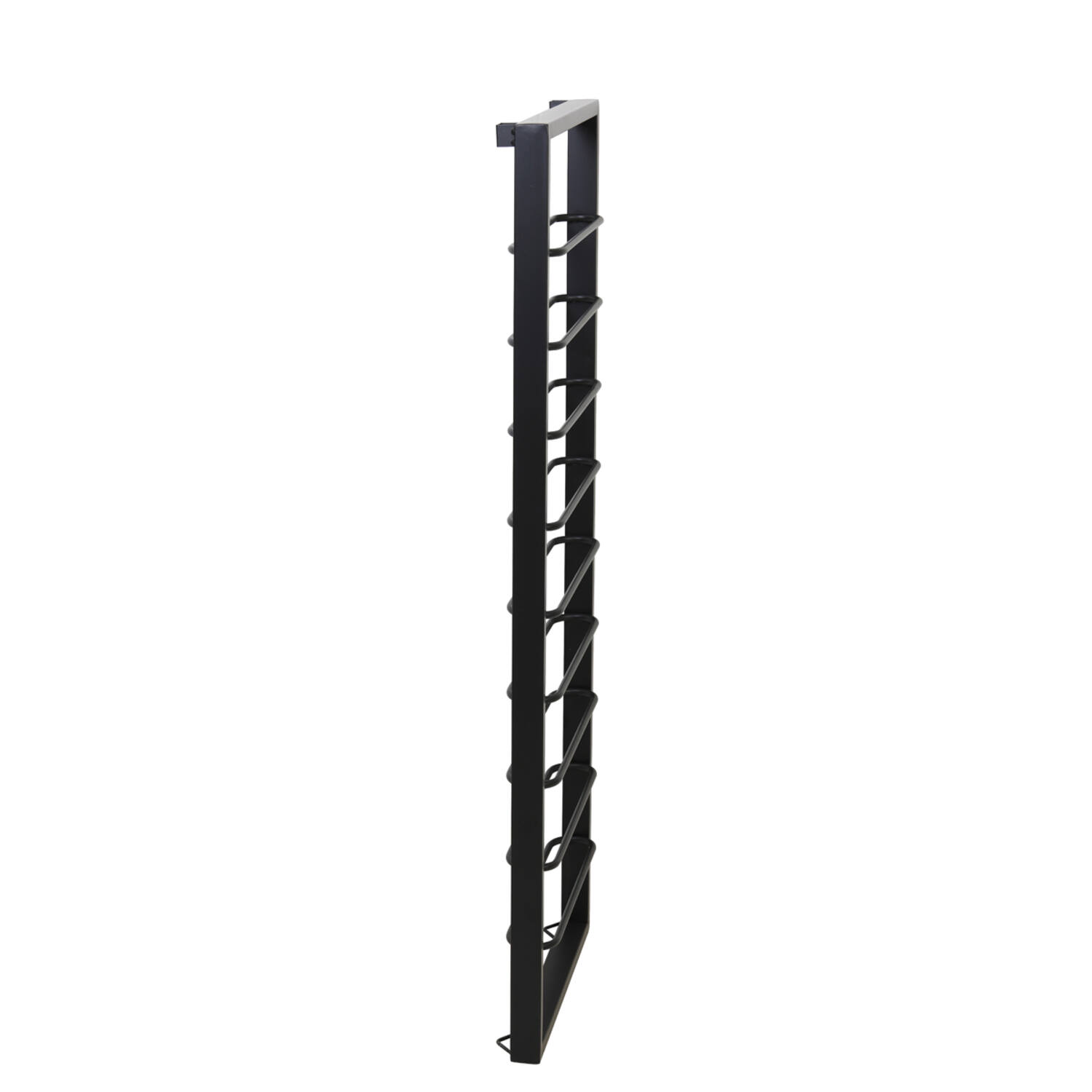 Wine rack 9 bottles 42x8x120 cm AMORE matt black