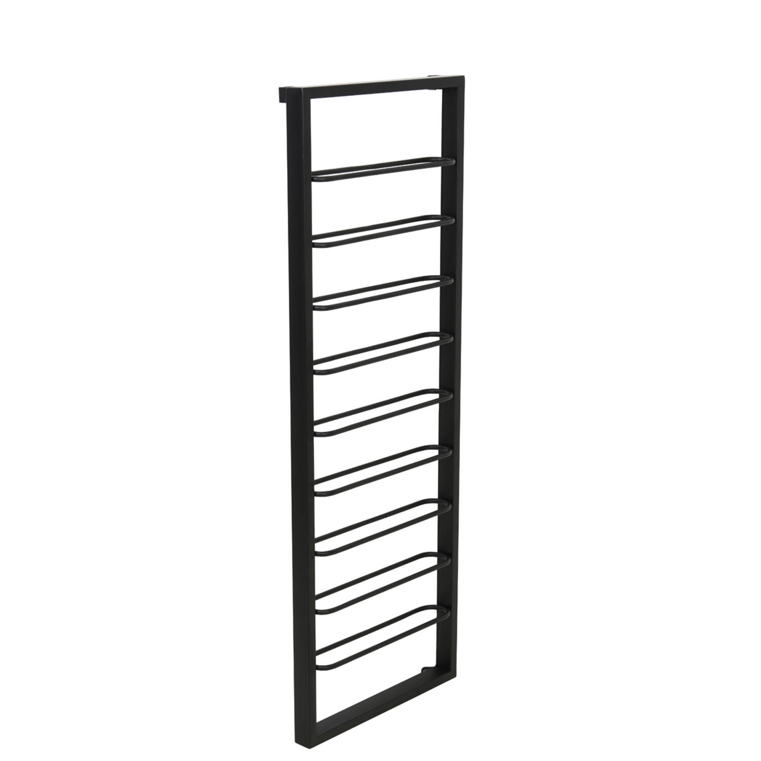 Wine rack 9 bottles 42x8x120 cm AMORE matt black