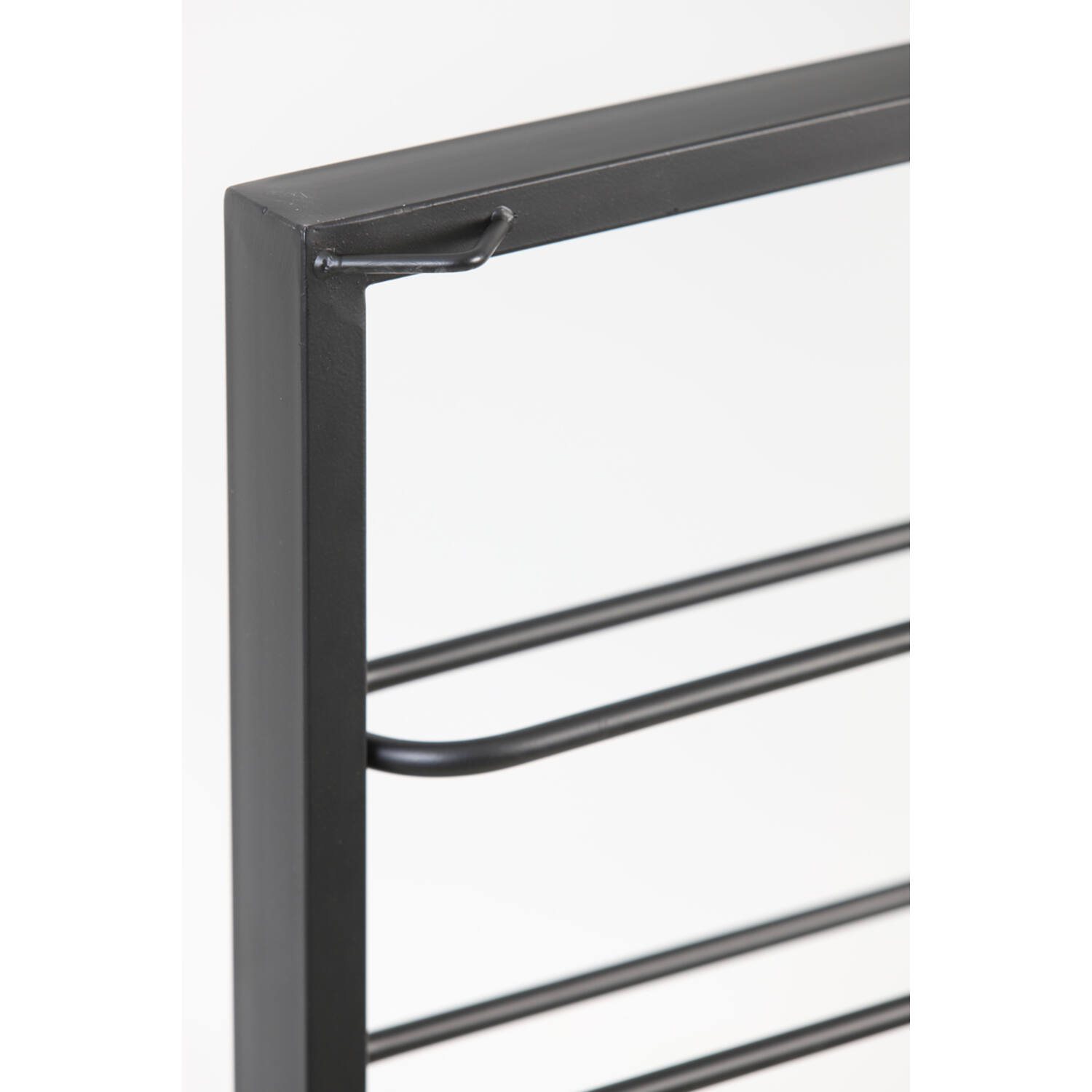 Wine rack 9 bottles 42x8x120 cm AMORE matt black