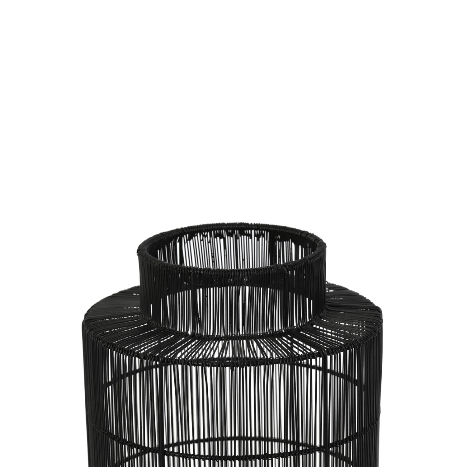 Tafellamp lantaarn Ø24x52 cm GRUARO draad zwart-antiek brons
