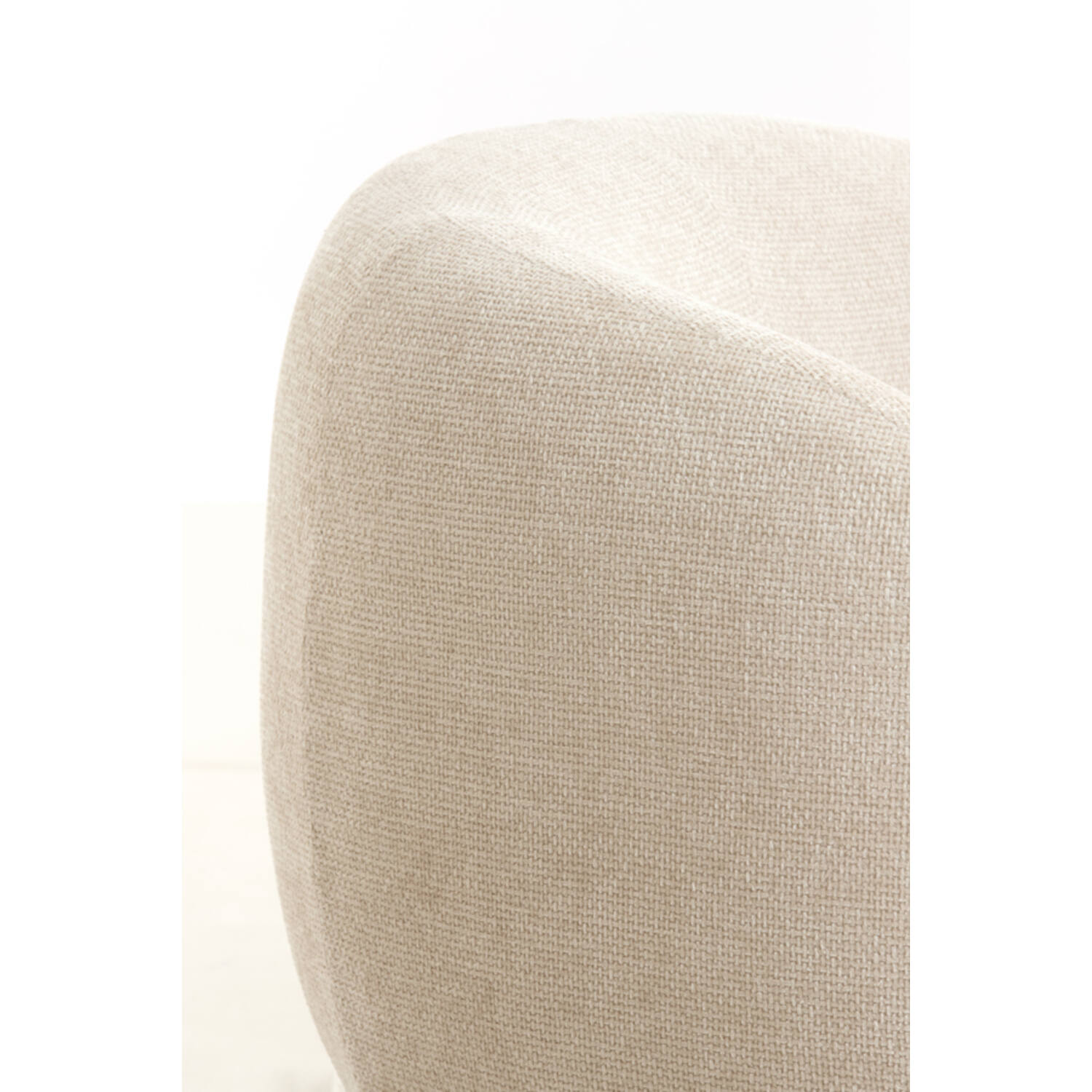 Stoel 93x87x73 cm OVITO crème