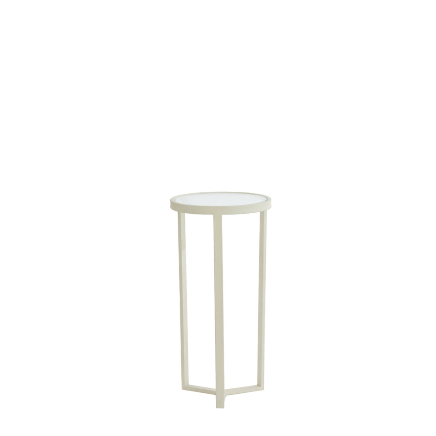 Pillar Ø30x60,5 cm RETIRO clear rib glass+cream