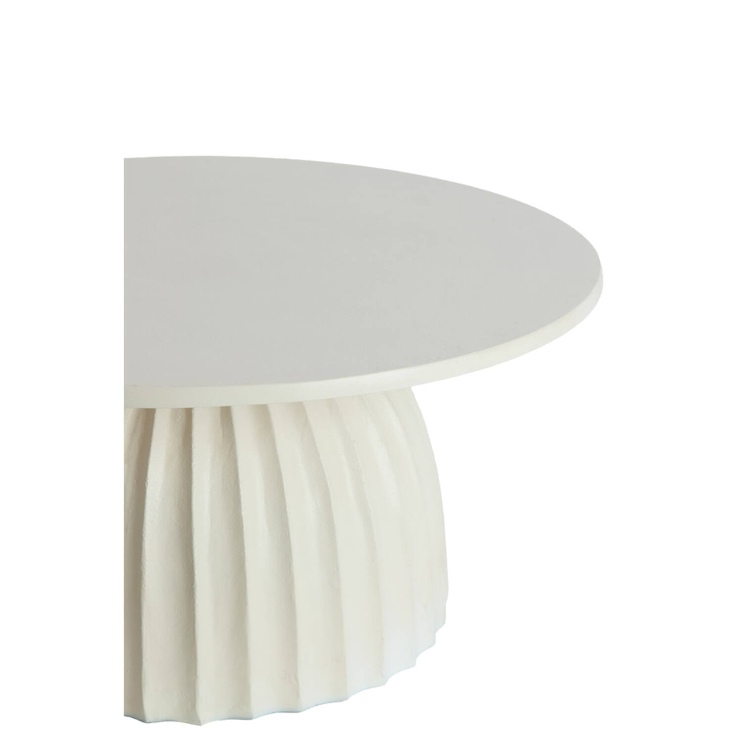 Side table Ø70x33,5 cm VEGLIA cream