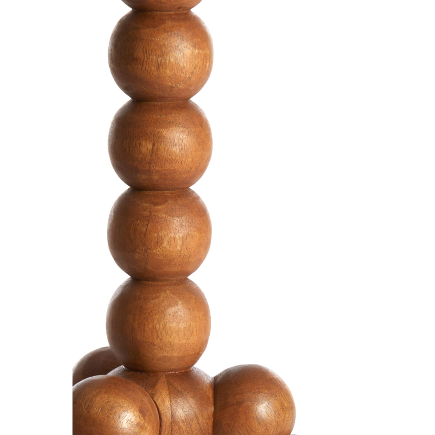 Bijzettafel Ø35x54 cm VEGLIO hout olie bruin