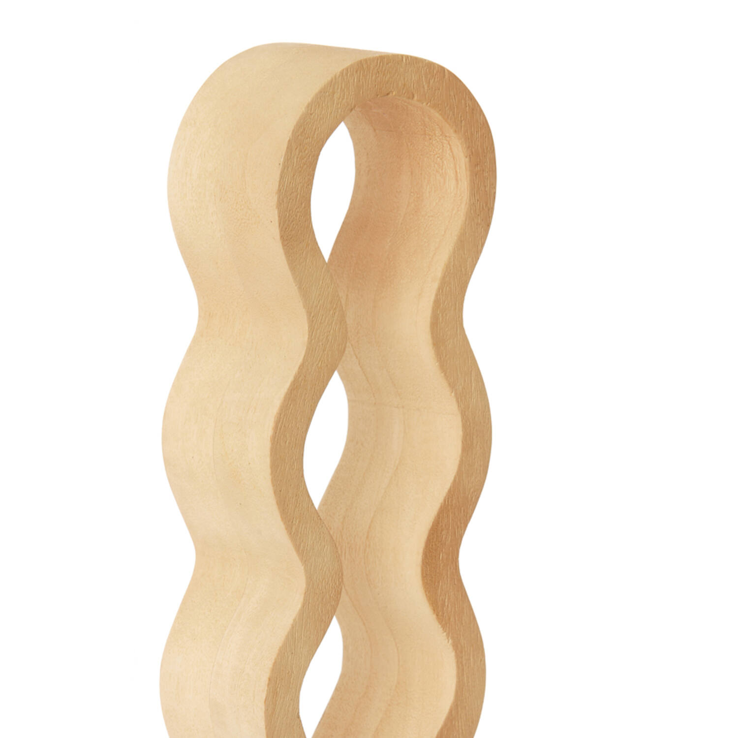 Wine rack 4 bottles 15,5x12,5x47 cm EDOLO wood matt natural