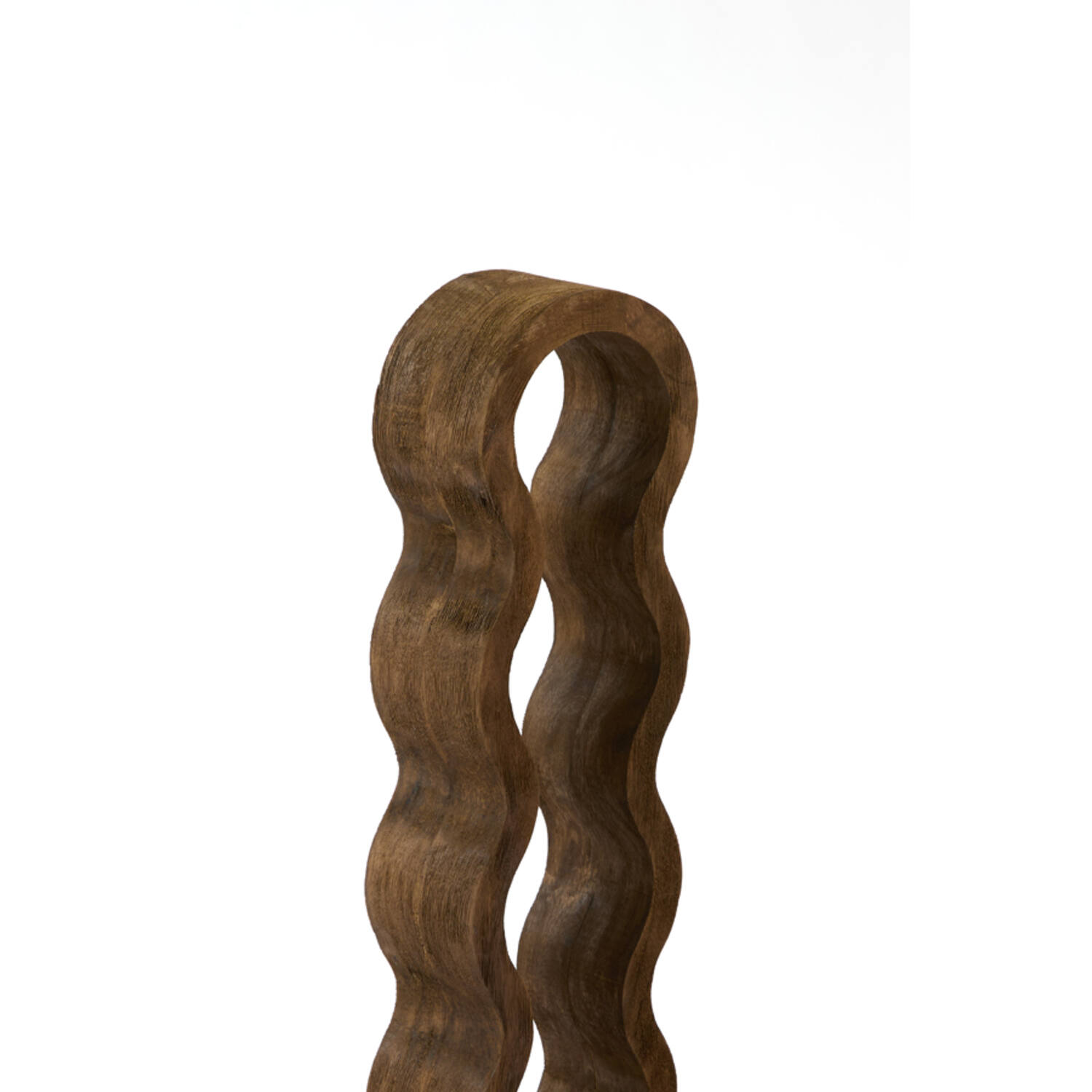 Wine rack 5 bottles 18x13x58 cm EDOLO wood matt dark brown