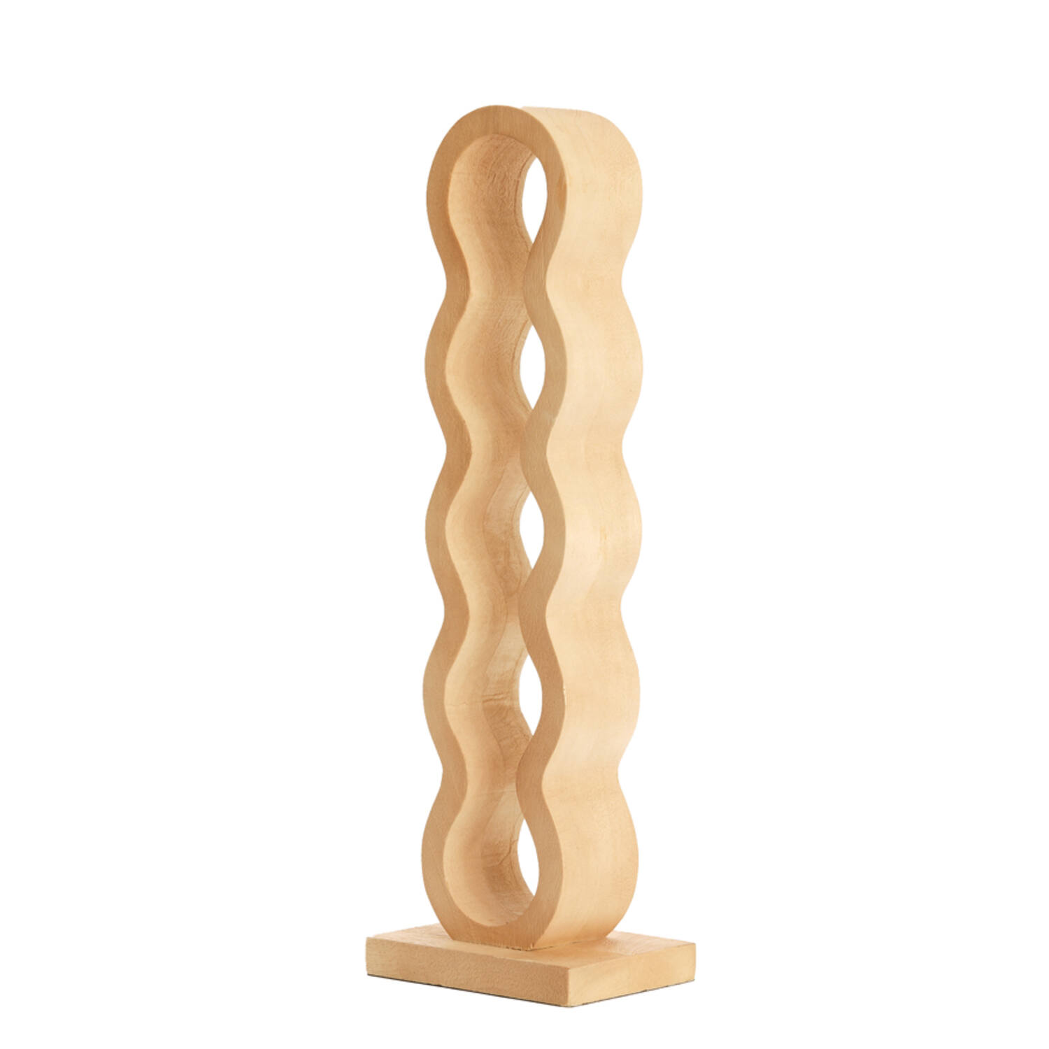 Wine rack 5 bottles 18x13x58 cm EDOLO wood matt natural