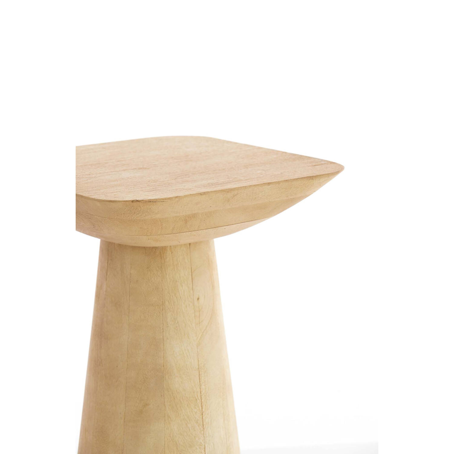 Side table 33x33x53 cm DEGO matt natural