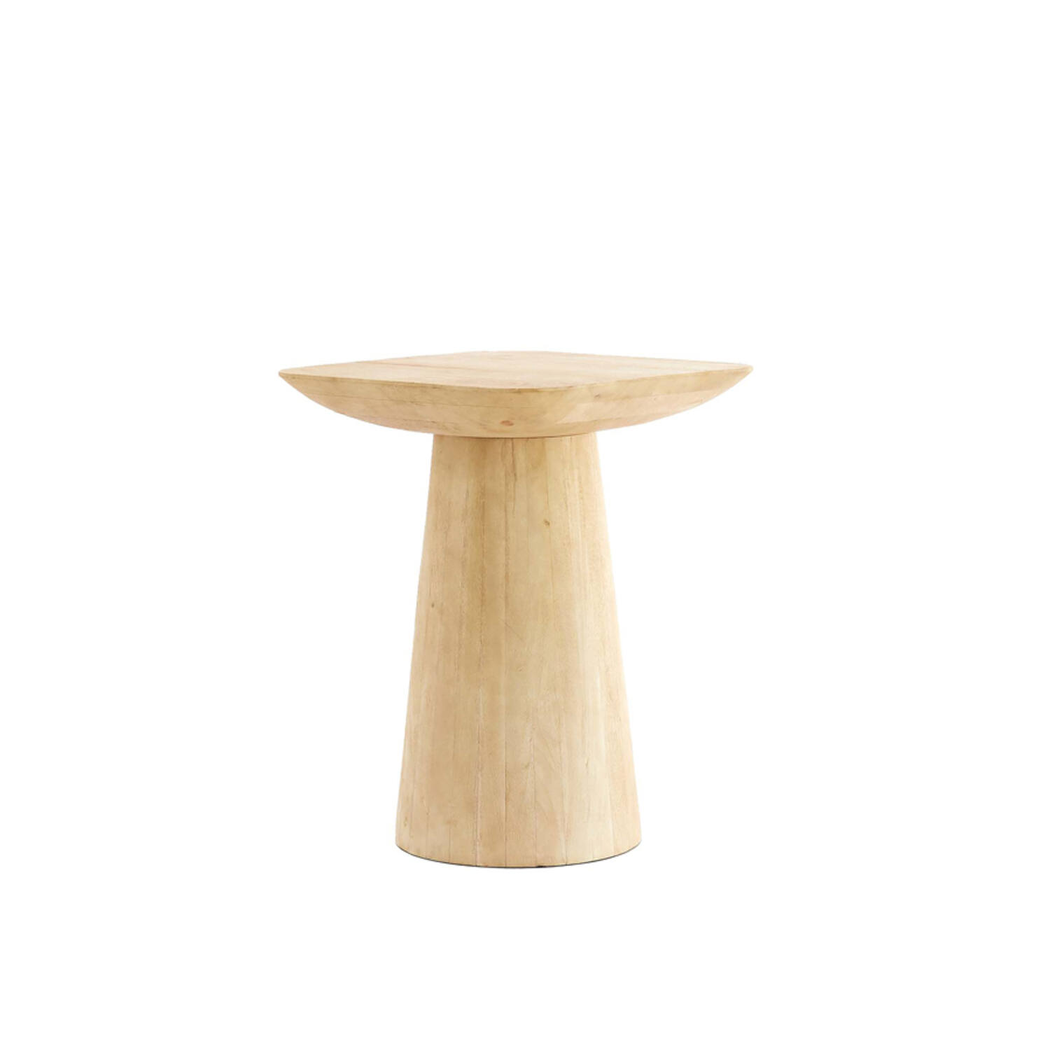 Bijzettafel 45x45x59 cm DEGO mat naturel