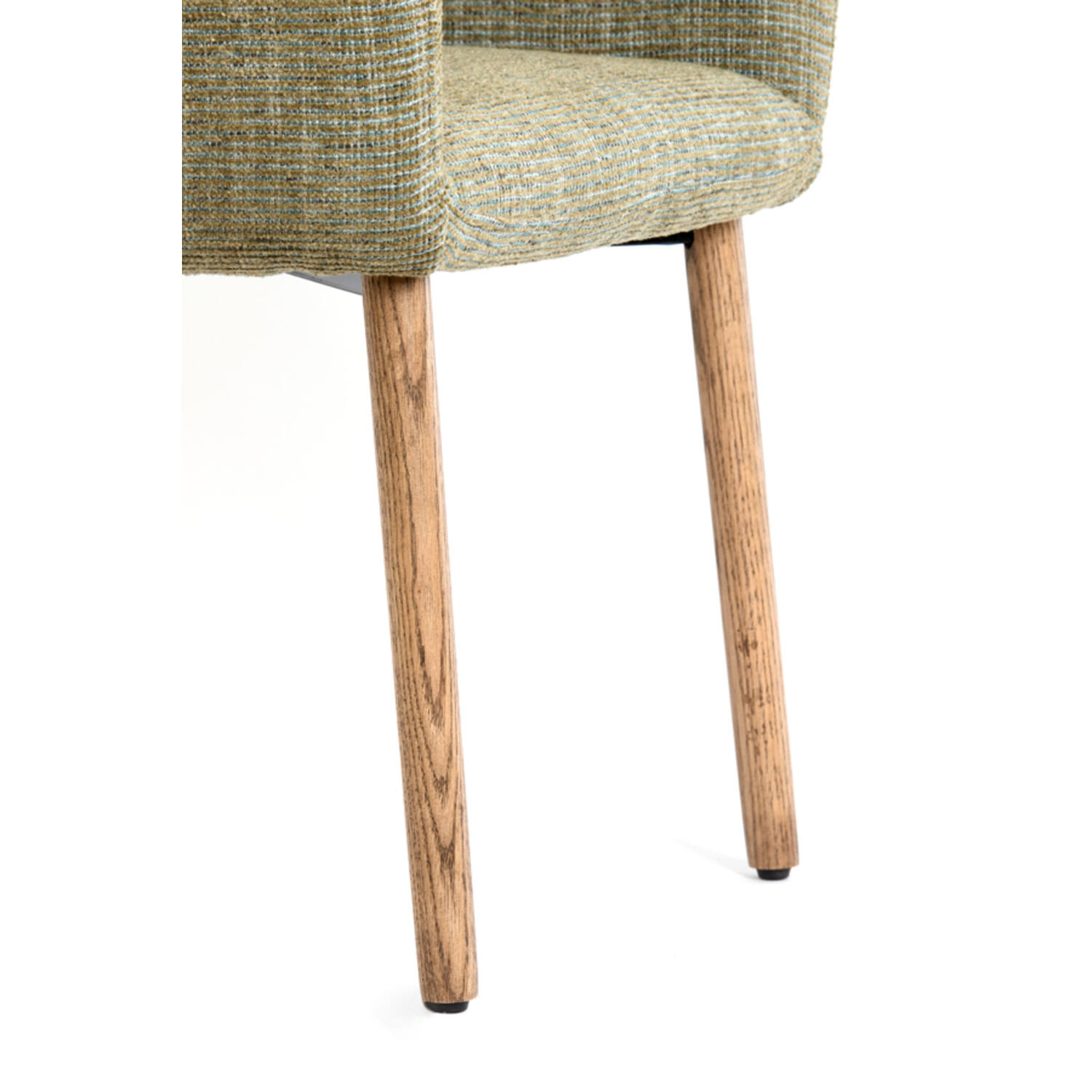 Dining chair 59,5x59x76 cm BLAINE green+wood dark brown
