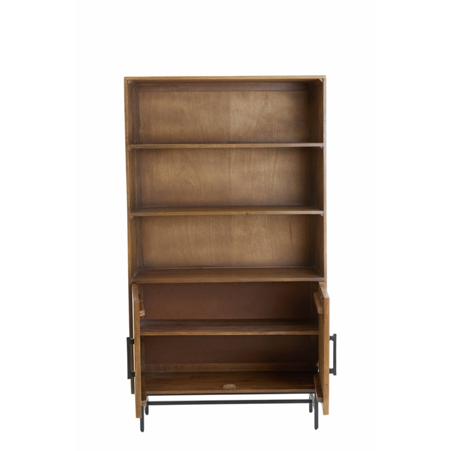 Cabinet 100x40x180 cm DUBAKU wood dark brown
